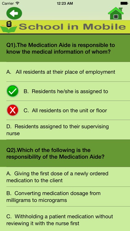 Medication Aide(MACE) Exam prep screenshot-4