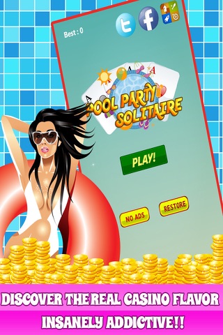Pool Party Solitaire - Play Classic Addictive Summer Splash Cards Game! screenshot 2