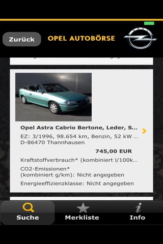 Opel Autobörse screenshot 4