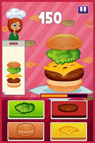 Feed’em Yummy Burger Shop - Hamburger Cooking & Sandwiches Maker Restaurant Games for Kids screenshot 2