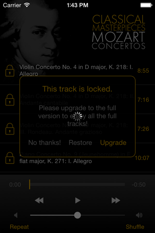 Mozart: Concertos screenshot 4