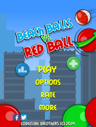 Beach Balls vs Red Ball FREE, game for IOS