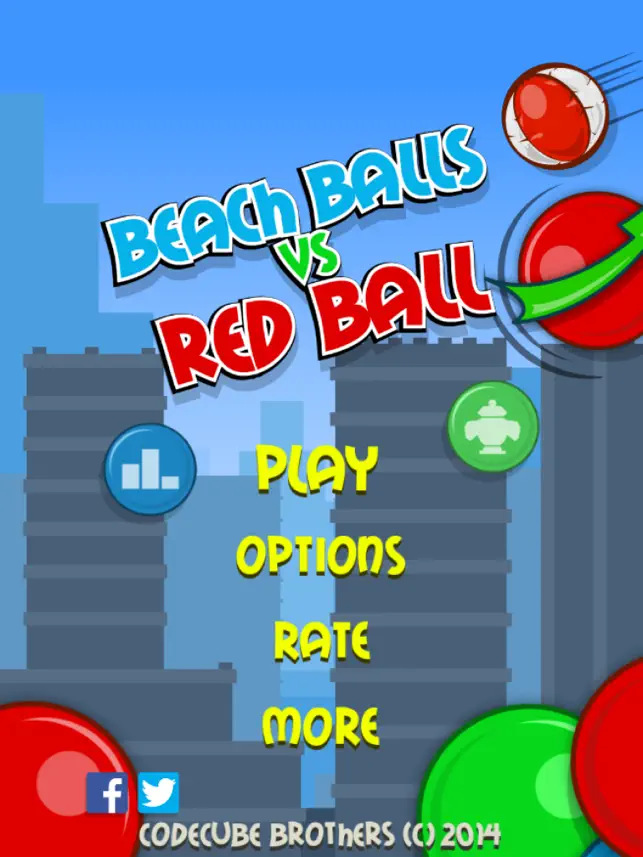 Beach Balls vs Red Ball FREE, game for IOS