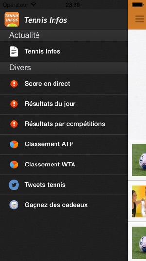 Tennis Actualités : Live , infos et resultats(圖2)-速報App