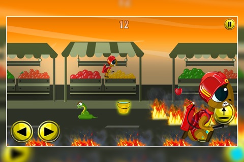 Emergency Inferno Turtle : The Firefighter Saving the Market Place - Free screenshot 4