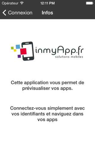 inmyApp simulateur screenshot 2