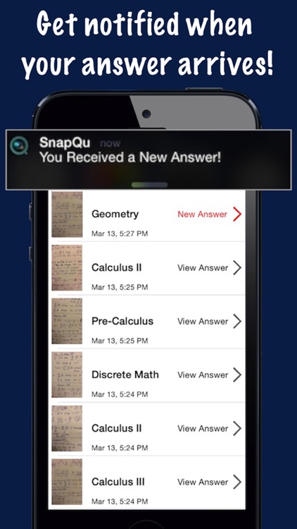 SnapQu- Instant Homework Help
