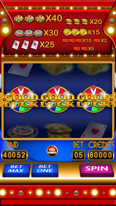 VEGAS SLOTS - SPIN TO WIN GOOD LUCK WHEEL PRIZE CLASSIC LAS VEGAS CASINO SLOT MACHINE 1.31 IOS