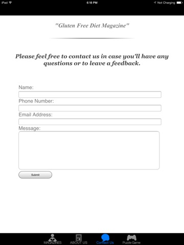 Gluten Free Diet Magazine screenshot 4