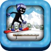 Stick-Man Pocket Snow-boarding Hero Game for Free