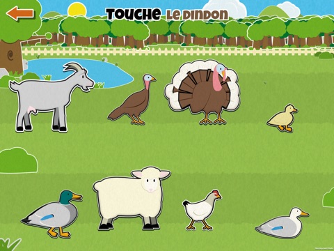 Farm animals. French for 2-5 years old. screenshot 2