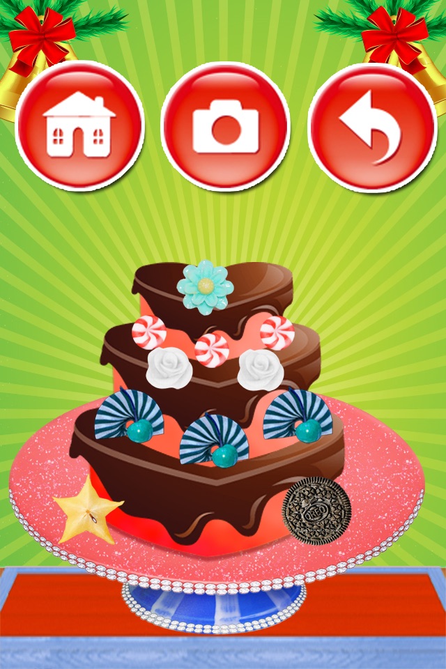 Christmas Cake Maker Salon Cooking Game screenshot 3