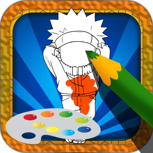 Color Book Game For Kids: Naruto Version iOS App