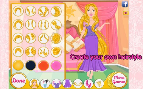 Princess stories dressup game screenshot 2