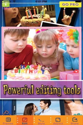 Happy Birthday Photo Frames - Party Picture Celebration Collage Editor FREE APP screenshot 4