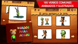 Game screenshot Verbos para niños-Parte 2- Aprende Español gratis: Learn Spanish speaking verbs for kids Free mod apk