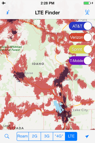 LTE Finder screenshot 3