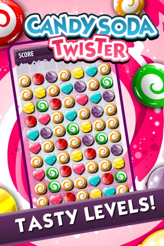 ``` A Soda Candy Twist``` - Fun Match 3 Rumble Of Rainbow Puzzle's For Kids FREE screenshot 2