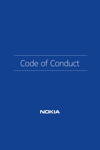 Nokia Code of Conduct screenshot 3