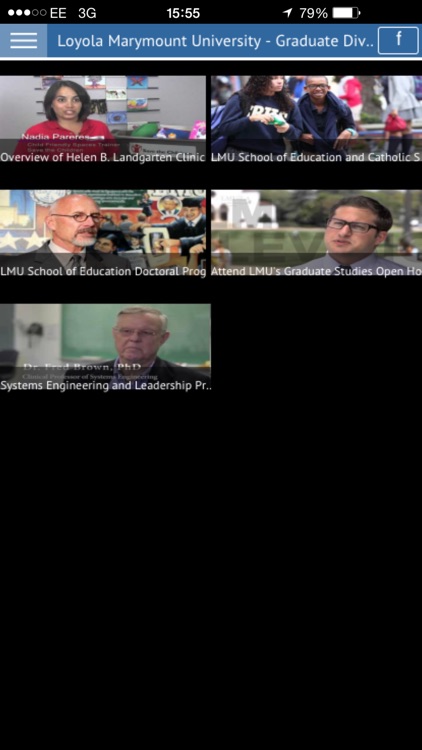 LMU Graduate Division screenshot-3