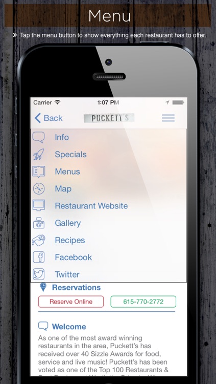 Puckett's Grocery & Restaurant screenshot-4