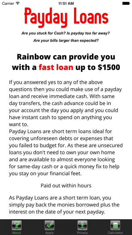 Payday Loans USA