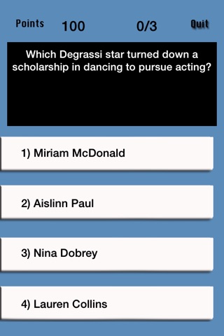 Ultimate Trivia - Degrassi edition screenshot 2