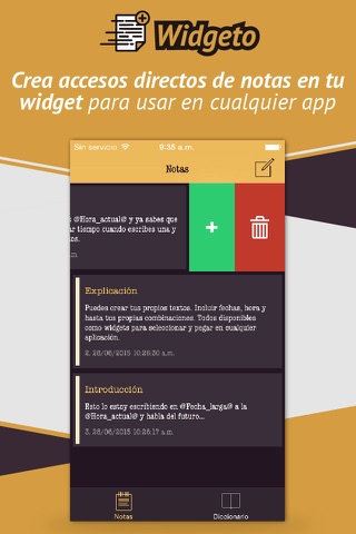 Widgeto screenshot 2