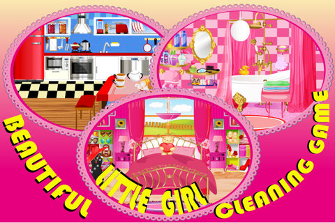 Little Girl Clean Up Game screenshot 2