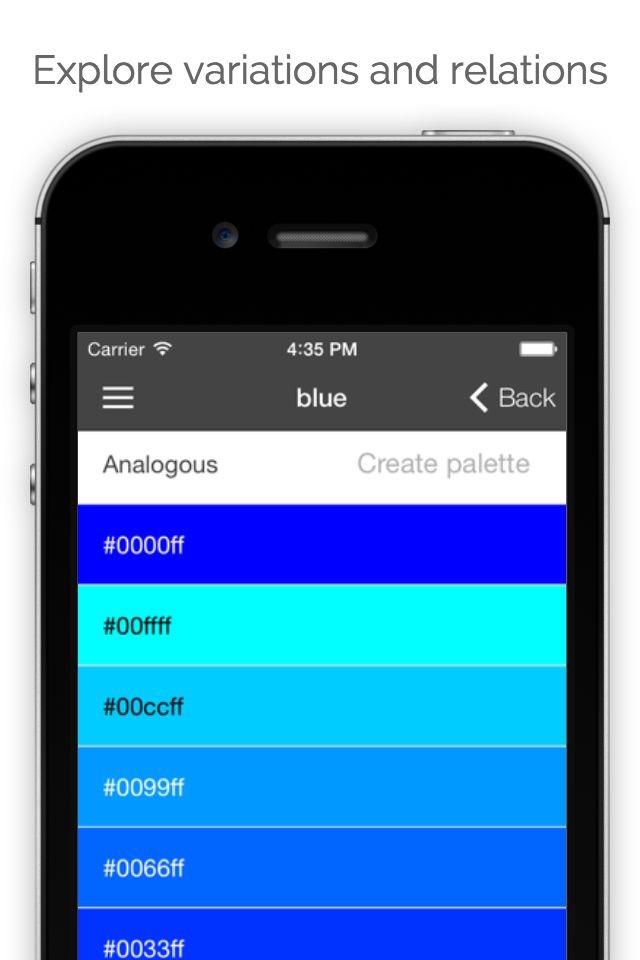 Colore: explore and choose colors, for design and fun screenshot 3
