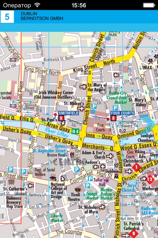 Дублин. Карта города screenshot 2