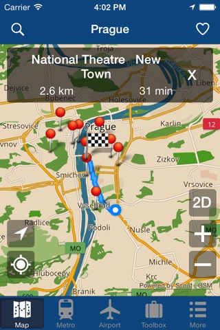 Prague Offline Map - City Metro Airport screenshot 2