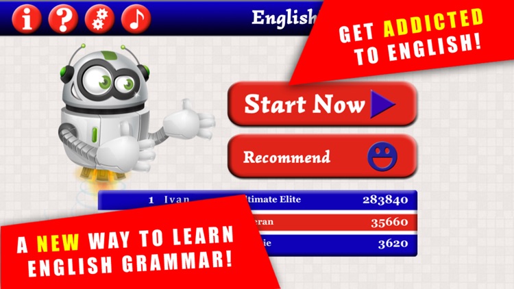 Game to learn English - EnglishTracker