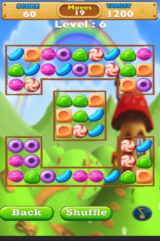 Crazy Candy : The case fun crazy Matching link game screenshot 2