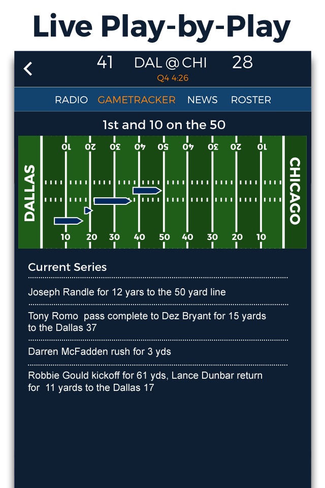 Pro Football Radio & Live Scores screenshot 2