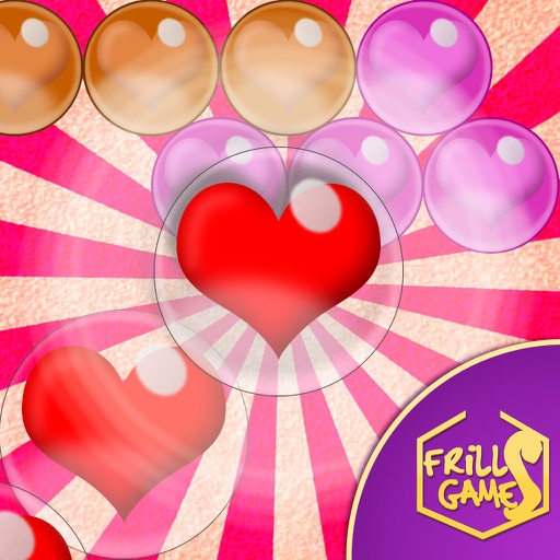 Bubble Shooter Love Valentine - A deluxe match 3 puzzle special for Valentine's day Icon
