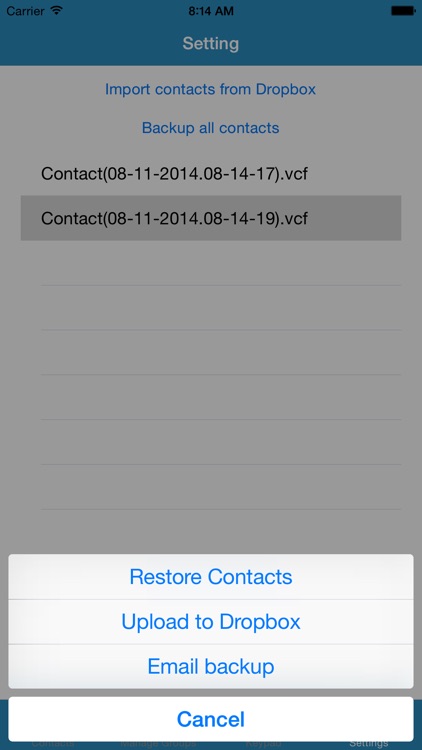 iBlackList Manage Pro: Blocked Calls & SMS - Group - Backup - Restore screenshot-4