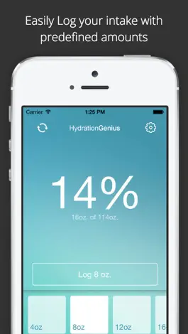 Game screenshot Hydration Genius - Daily Water Logger, keep track of your fluid intake, great for workouts and training apk