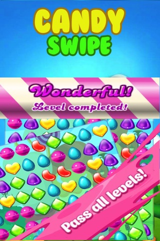 Candy Swipe Mania Blitz-Match candies puzzle game for Boys and Girls screenshot 3