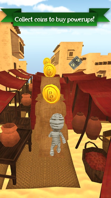 Cleopatra's Mummy Pyramid Run - Free cartoon game for children