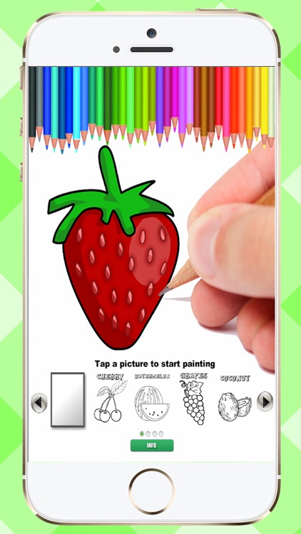 Fruits Coloring Book