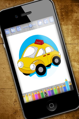 Pintar coches mágico - libro para colorear autos y carros - Premium screenshot 2