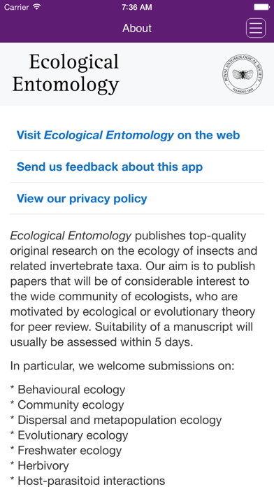 How to cancel & delete Ecological Entomology from iphone & ipad 4