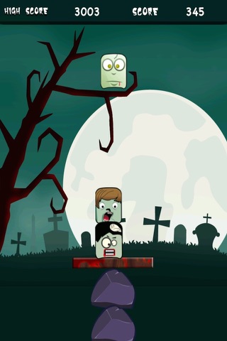 Zombie Skytower - Scary Faces Pile Up Paid screenshot 2