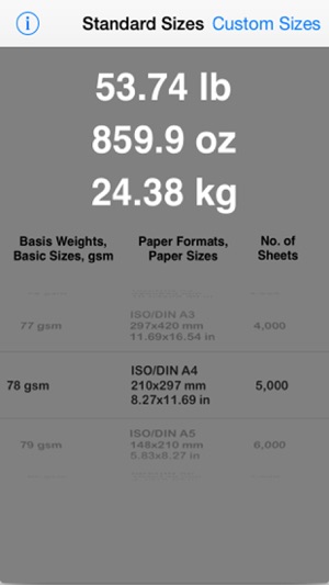 Paper Weight Calculator(圖2)-速報App