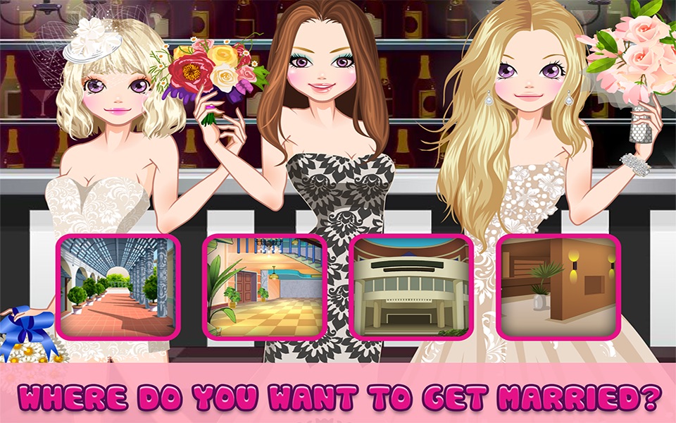 Las vegas wedding - Dressup and Makeup game for kids who love weddings screenshot 4