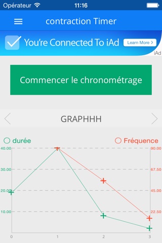 Pregnancy Contraction Timer screenshot 2