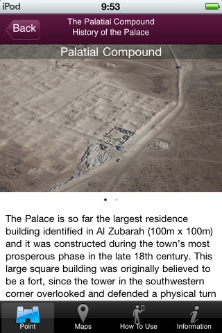 Al Zubarah Archaeological Site Tour Guide for iPhone screenshot 2