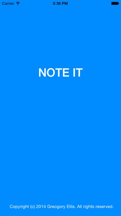 Note It : Notepad for Apple Watch