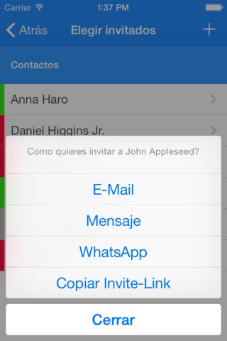 Invite – Einladen leicht gemacht screenshot 4